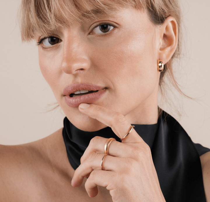 Chunky Gold Hoop Earrings - Merry PigletsJaxKelly