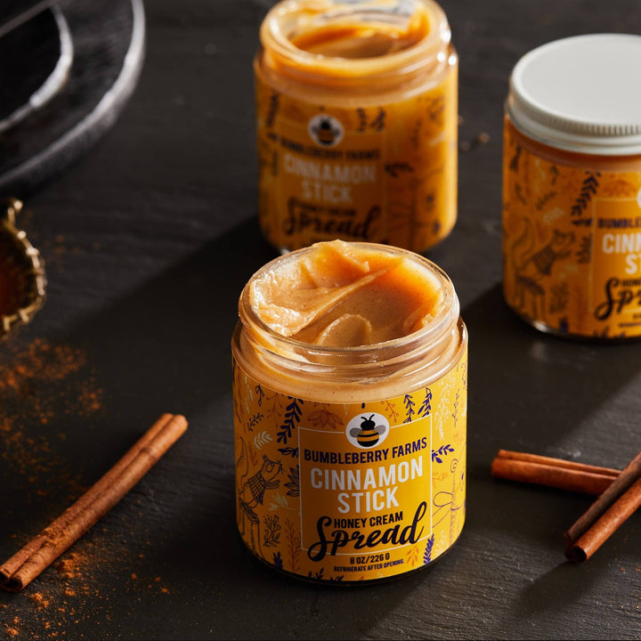Cinnamon Stick Honey Cream Spread - Merry PigletsBumbleberry Farms