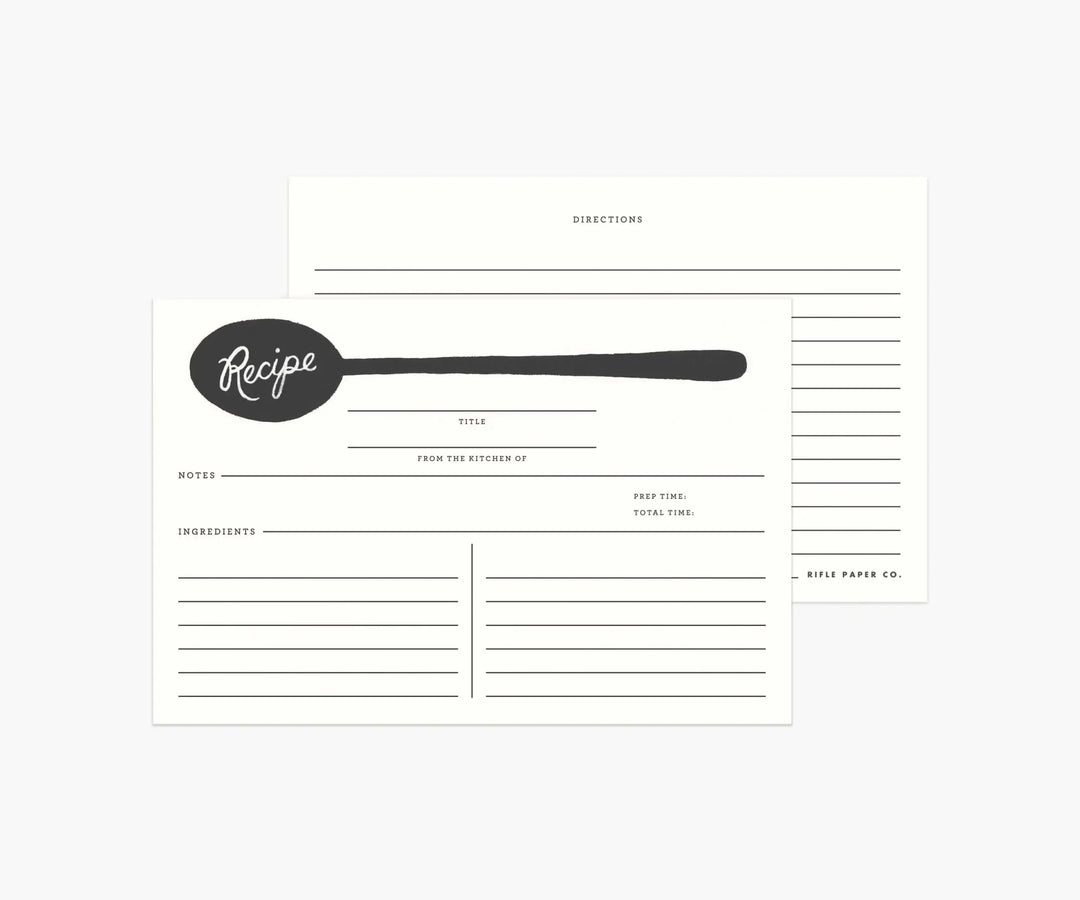 Citrus Floral Tin Recipe Box - Merry Piglets Rifle Paper Co.