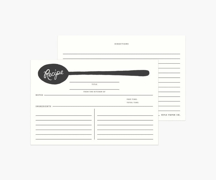 Citrus Floral Tin Recipe Box - Merry Piglets Rifle Paper Co.