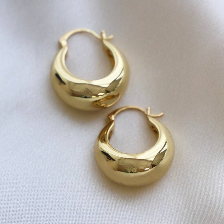 Coco Chunky Hoop Earrings - Merry PigletsKatie Waltman Jewelry