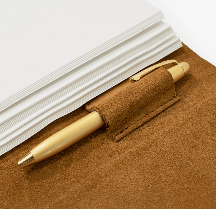 Cognac Suede Journal - Merry PigletsAndaluca