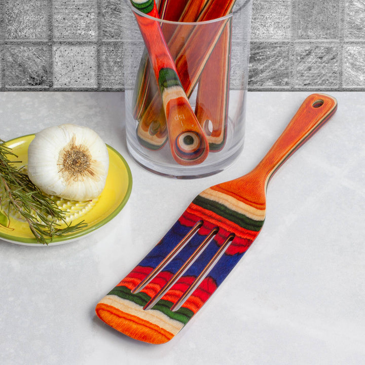 Colorful Birch Wood Spatula - Merry PigletsTotally Bamboo