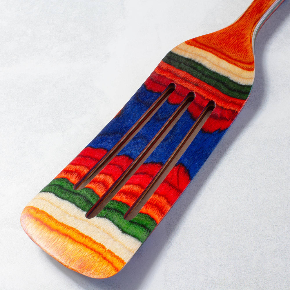 Colorful Birch Wood Spatula - Merry PigletsTotally Bamboo