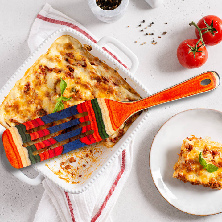 Colorful Birch Wood Spatula - Merry PigletsTotally Bamboo