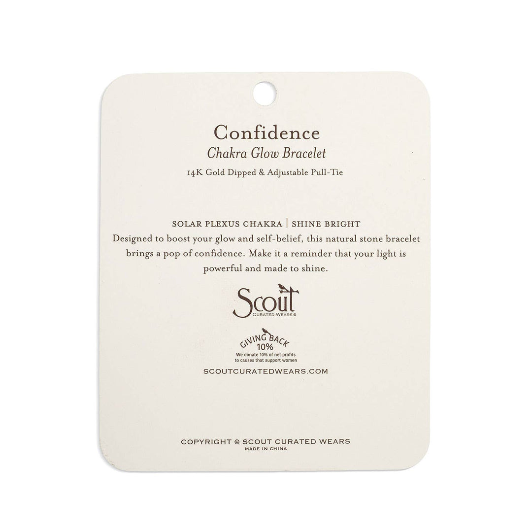 Confidence Chakra Glow Bracelet - Merry PigletsScout Curated Wears