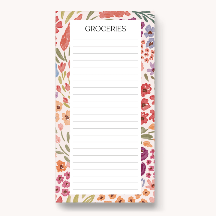 Countryside Magnetic Grocery List Notepad - Merry PigletsElyse Breanne Design