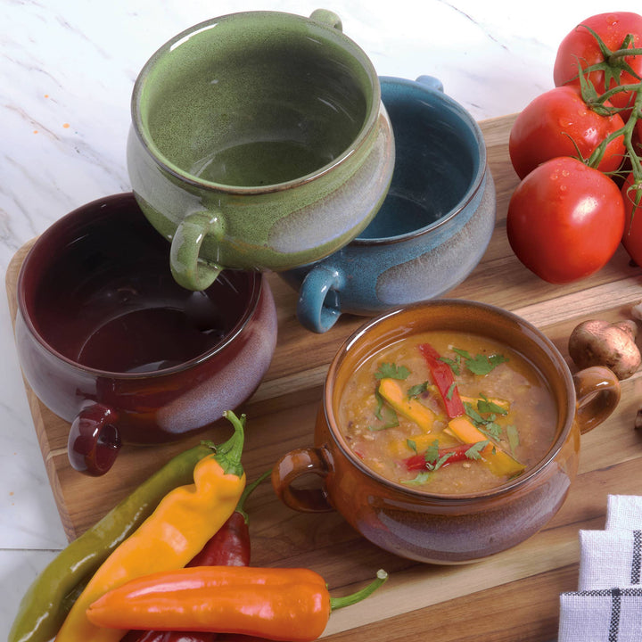 Cozy Soup Crock with Handles - Merry PigletsCertified International