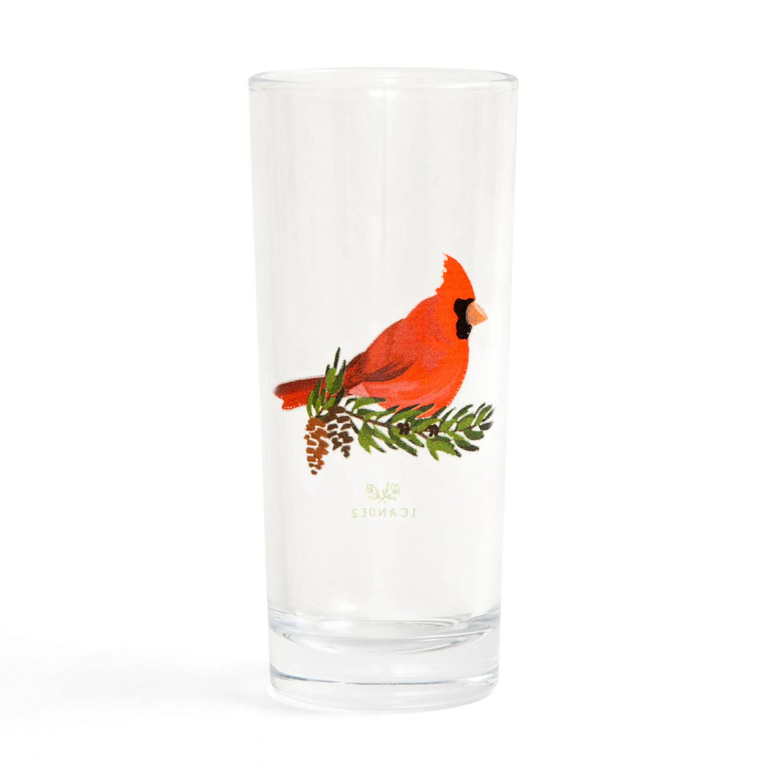 Cardinal Juice Glass