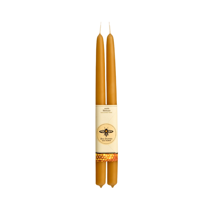 Marigold Beeswax Taper Candles
