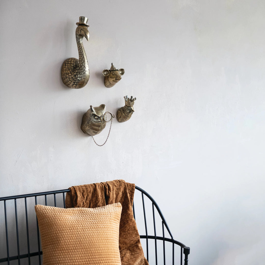 Bird with Crown Wall Decor