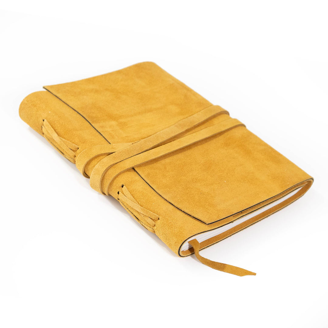 Dijon Yellow Suede Journal - Merry PigletsAndaluca