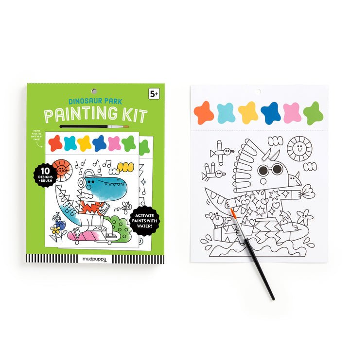 Dinosaur Park Painting Kit - Merry PigletsMudpuppy