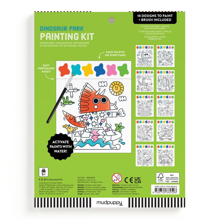 Dinosaur Park Painting Kit - Merry PigletsMudpuppy