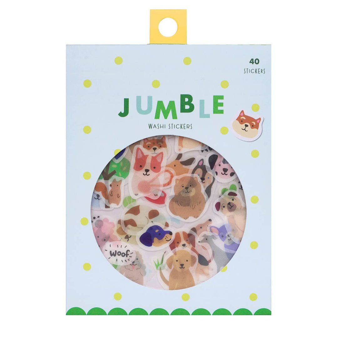 Dogs Jumble Washi Sticker Set - Merry PigletsGirl of All Work