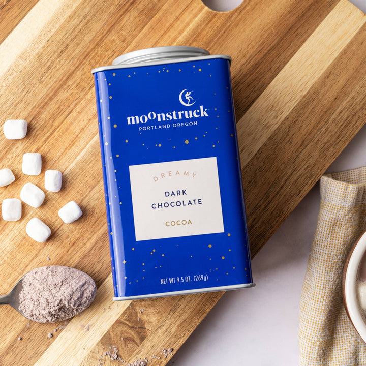 Dreamy Dark Chocolate Hot Cocoa - Merry PigletsMoonstruck Chocolate Co