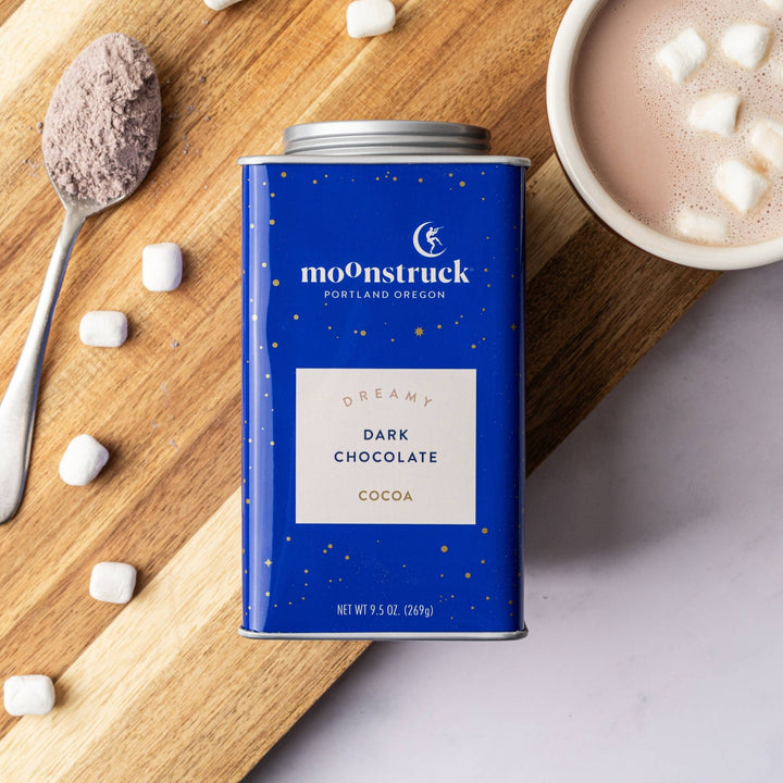 Dreamy Dark Chocolate Hot Cocoa - Merry PigletsMoonstruck Chocolate Co