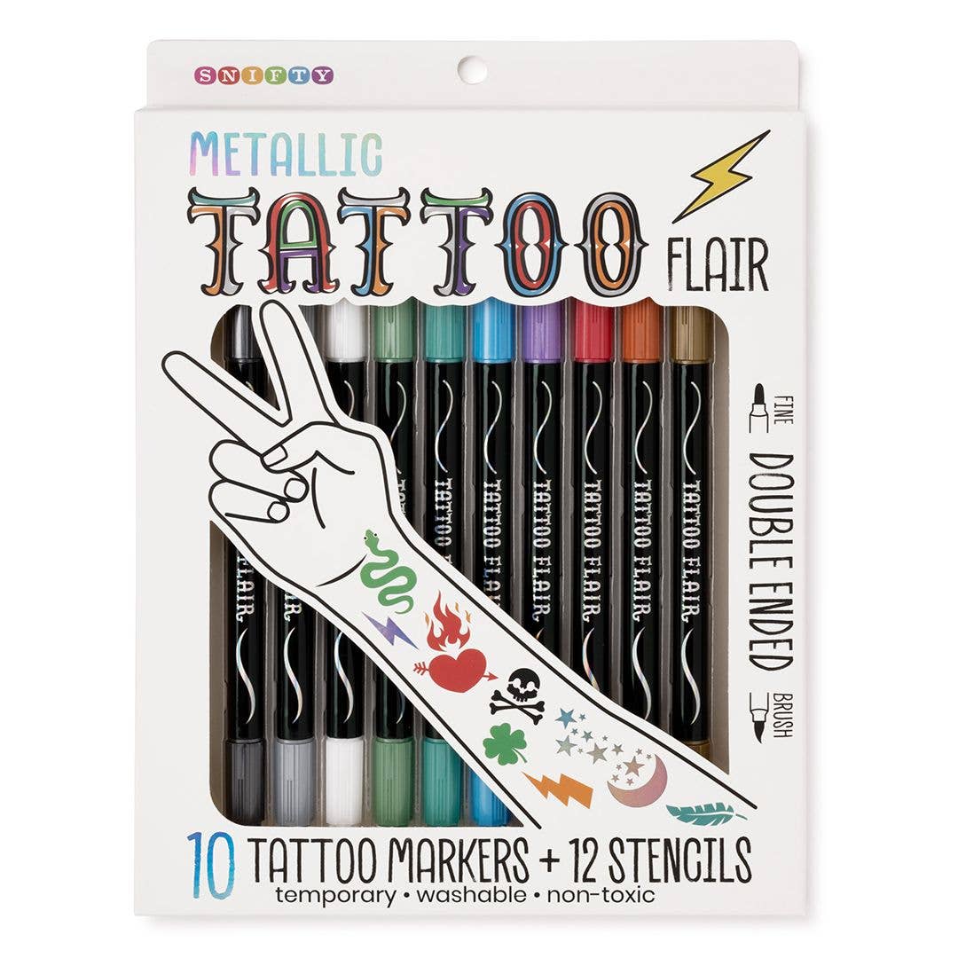 Tattoo Flair Metallic Markers