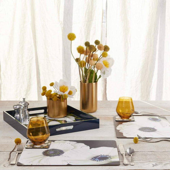 Anemone Poppy Square Tray