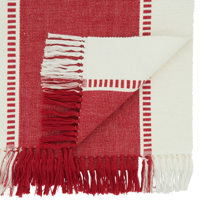 Red Stripe Table Runner