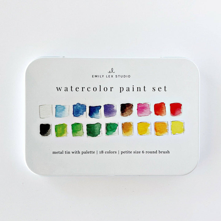 Emily Lex Watercolor Paint Set - Merry Pigletsemily lex studio