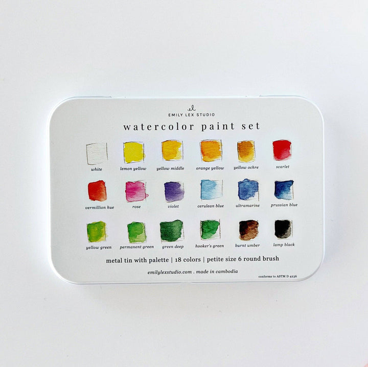 Emily Lex Watercolor Paint Set - Merry Pigletsemily lex studio