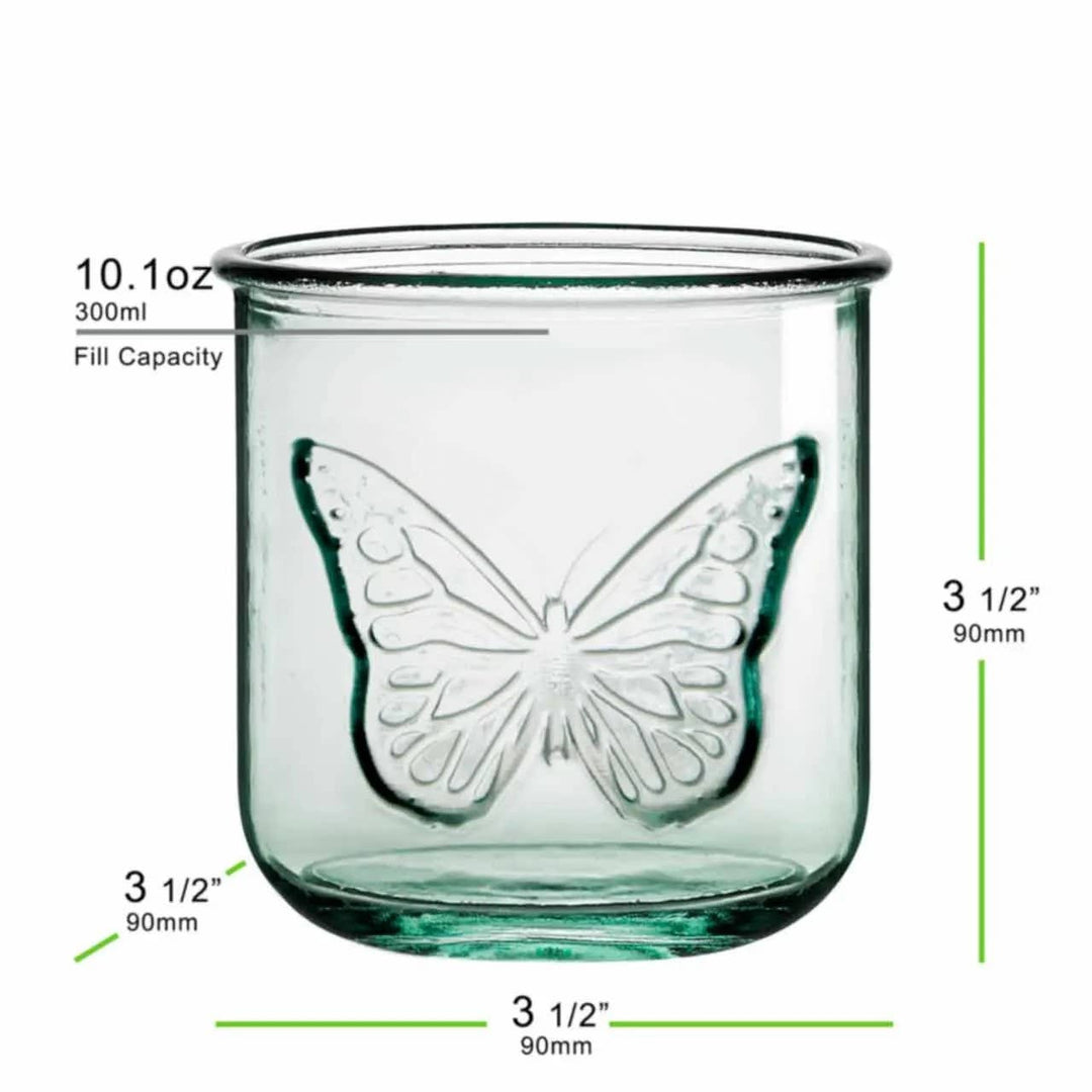 Butterfly Glass Tumbler