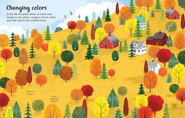 Fall First Sticker Book - Merry PigletsHarperCollins