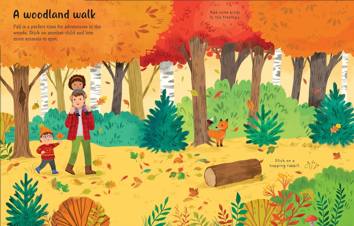Fall First Sticker Book - Merry PigletsHarperCollins