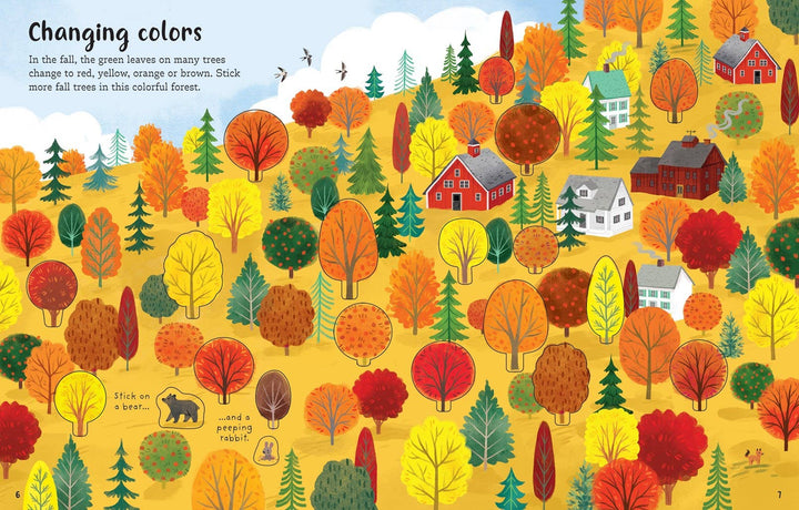 Fall First Sticker Book - Merry PigletsHarperCollins