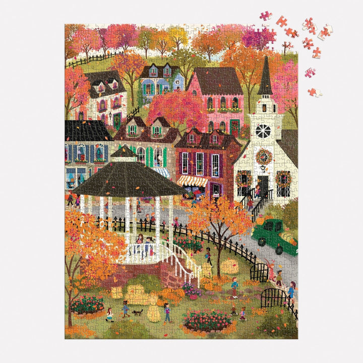 Falls Hollow 1000 Piece Puzzle - Merry PigletsGalison