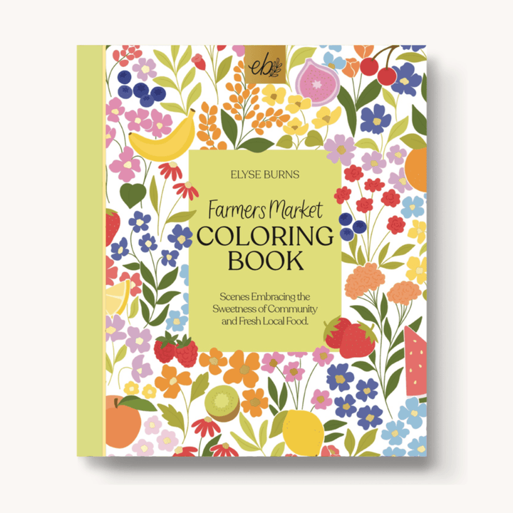 Farmers Market Coloring Book - Merry PigletsElyse Breanne Design