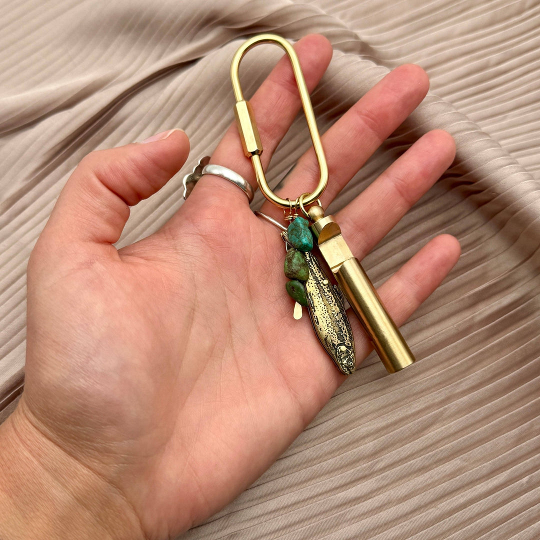 Finley Fish Purse Charm - Merry PigletsFluff Hardware