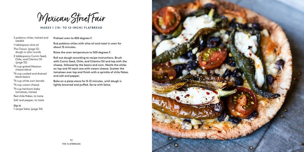 Flatbread: Toppings, Dips, and Drizzles Cookbook - Merry PigletsGibbs Smith
