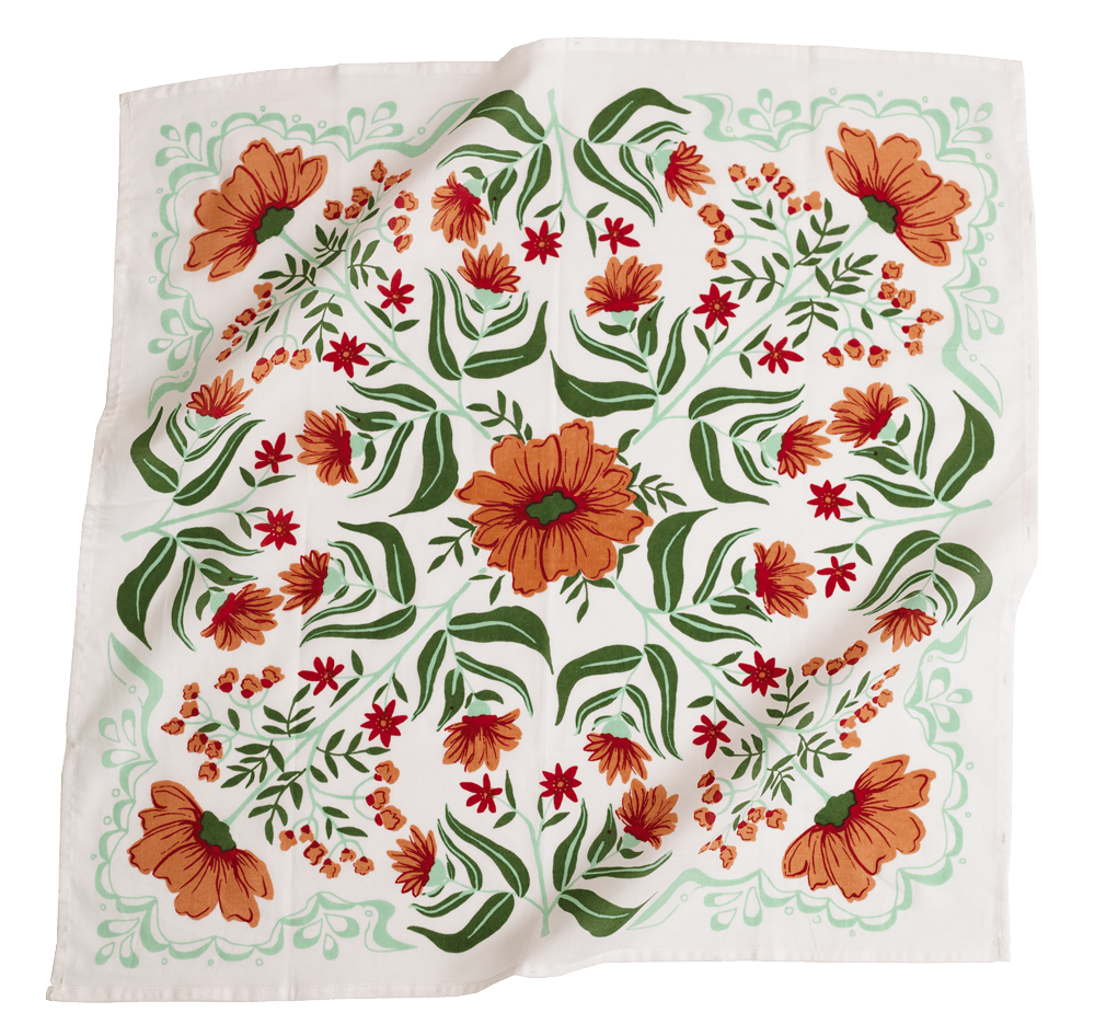 Flora Bandana - Merry PigletsHandker Bandanas
