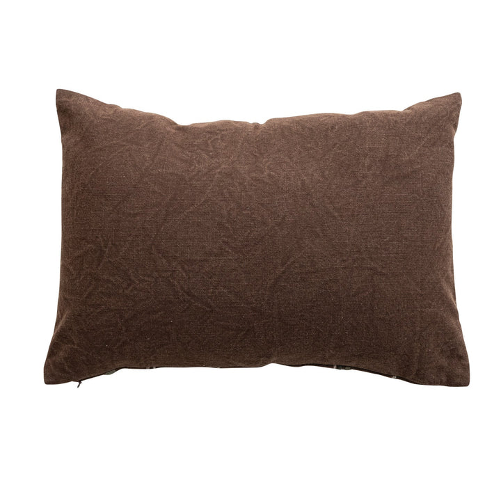 Flowers & Bees Embroidered Pillow - Merry PigletsCreative Co-Op