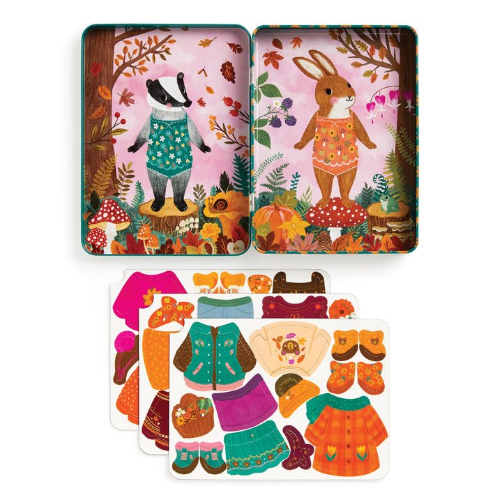 Folklore Forest Magnetic Dress-Up - Merry PigletsMudpuppy