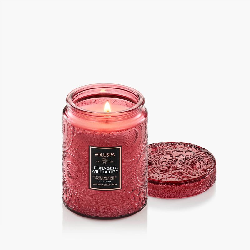 Foraged Wildberry Small Jar Candle - Merry PigletsVoluspa