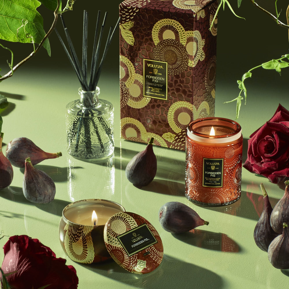Forbidden Fig Small Jar Candle - Merry PigletsVoluspa