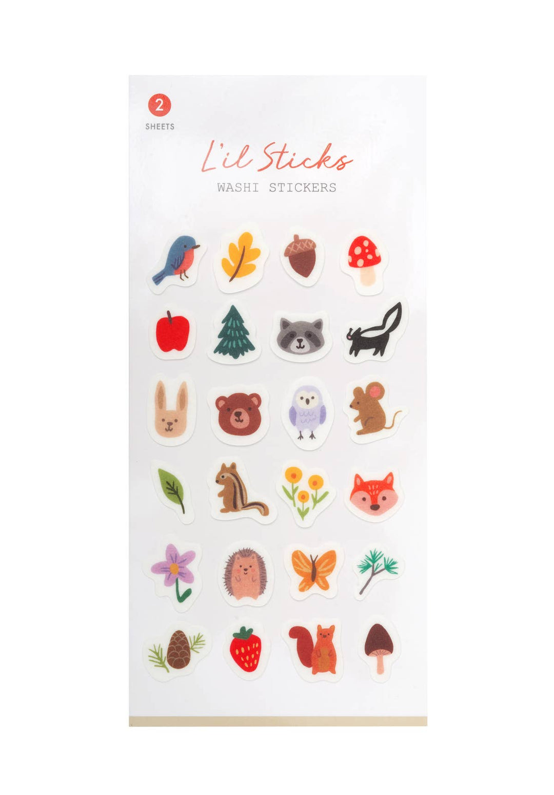 Forest Fun Little Washi Stickers - Merry PigletsGirl of All Work