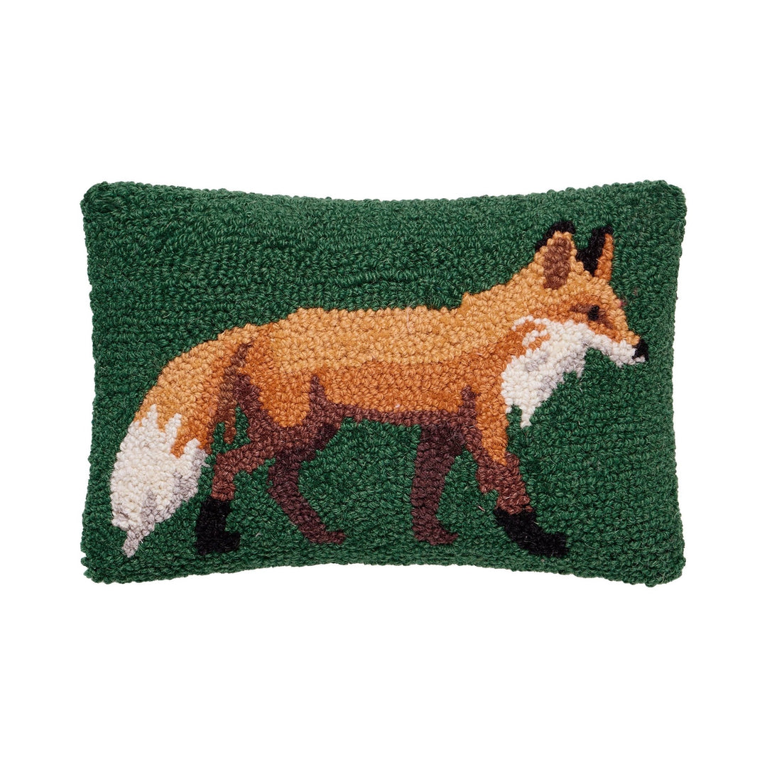 Fox Wool Hooked Pillow - Merry PigletsPeking Handicraft