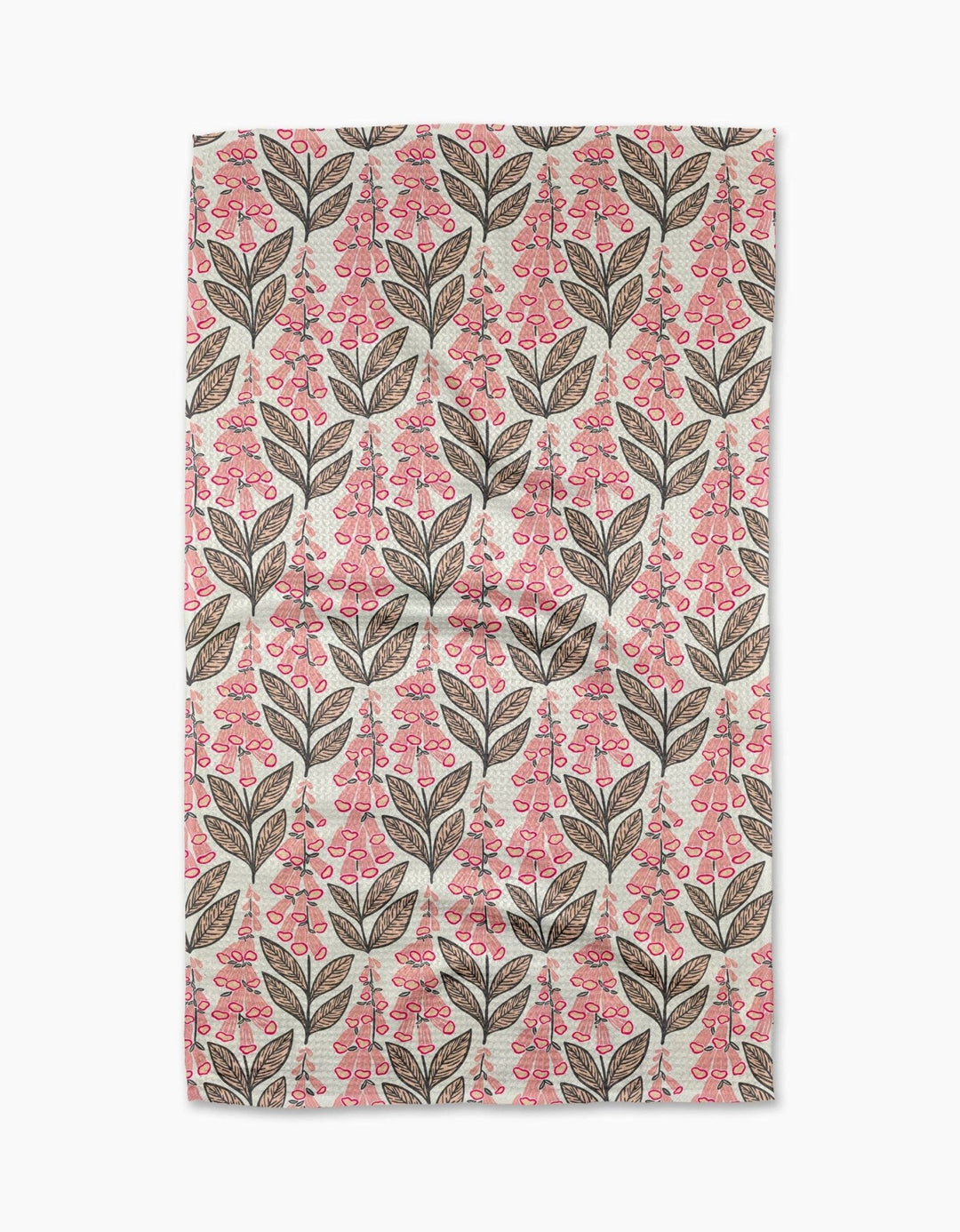 Foxglove Finery Tea Towel - Merry PigletsGeometry