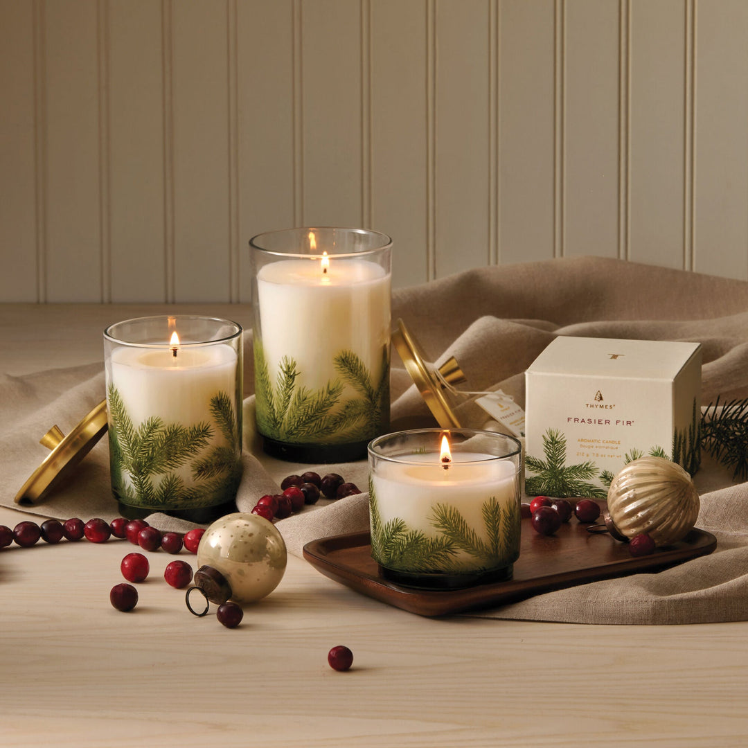 Frasier Fir Heritage Large Pine Needle Luminary Candle