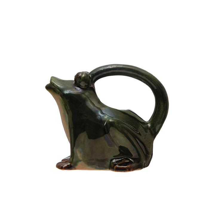Frog Watering Pitcher - Merry PigletsCreative Co - Op