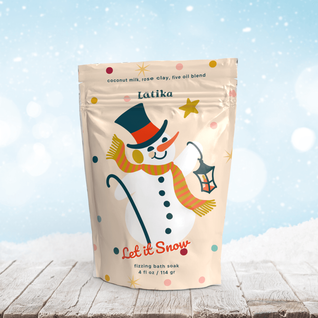 Frosty Snowman Fizzing Bath Soak - Merry PigletsLatika Beauty