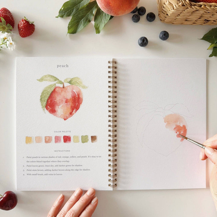 Fruit Watercolor Workbook - Merry Pigletsemily lex studio