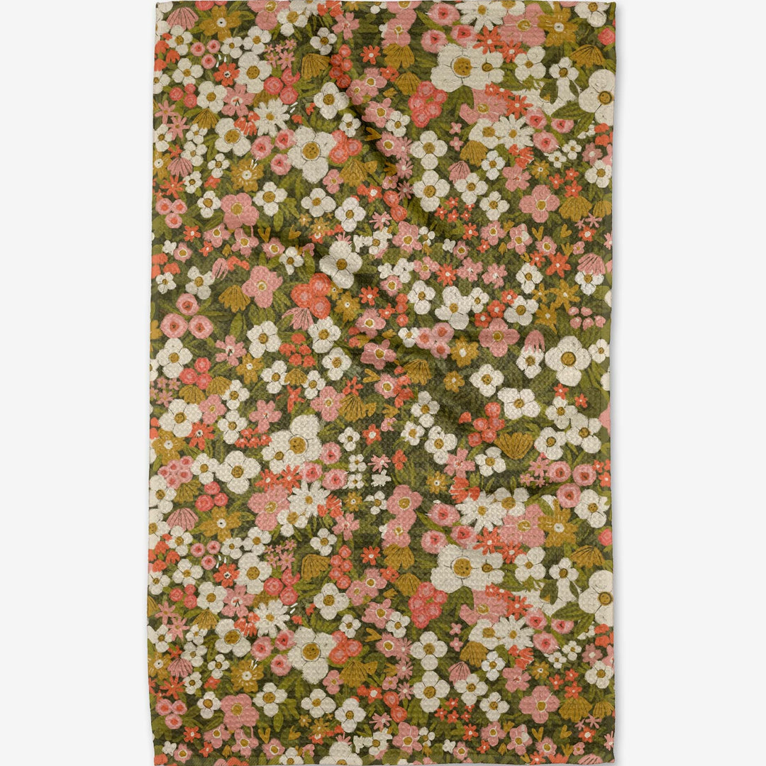 Gilded Garden Tea Towel - Merry PigletsGeometry