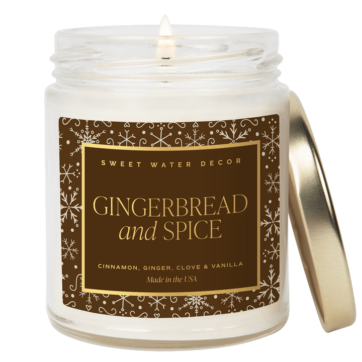 Gingerbread and Spice Soy Candle - Merry PigletsSweet Water Decor