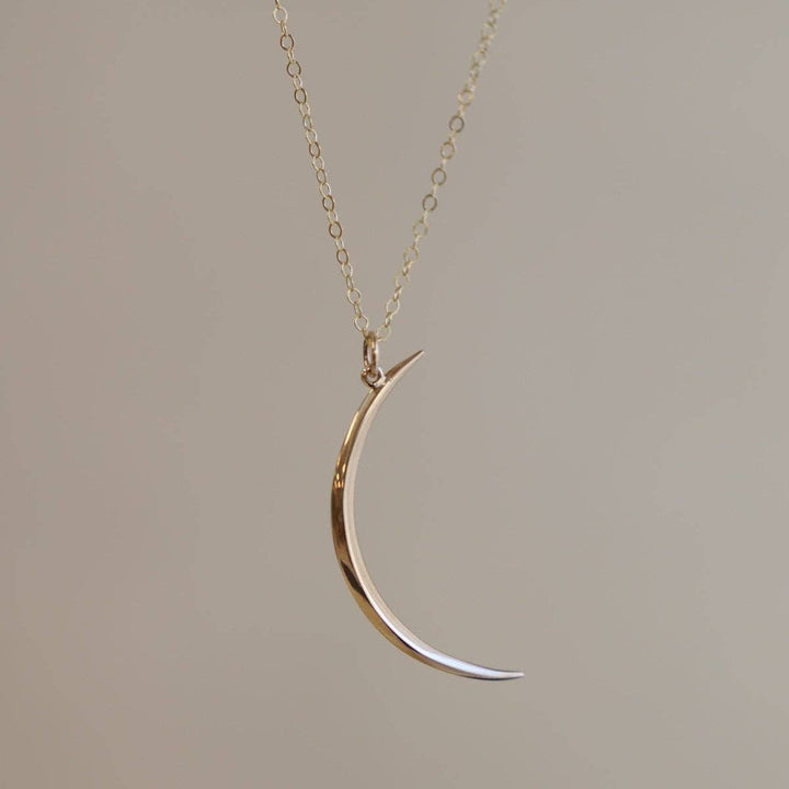 Gold Crescent Necklace - Merry PigletsKatie Waltman Jewelry