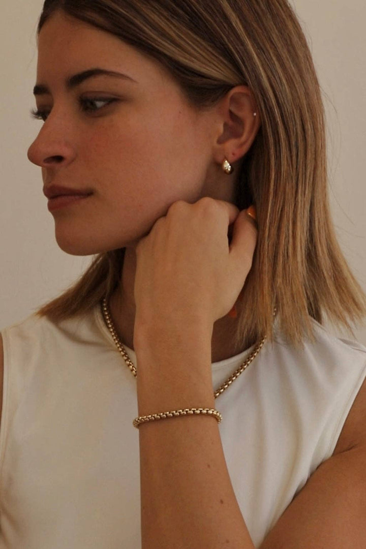 Gold Dome Earrings - Merry PigletsKatie Waltman Jewelry